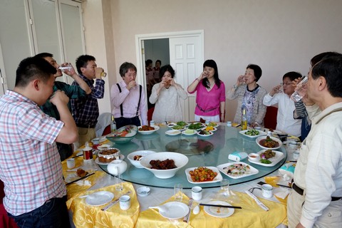 中国語教室学楽 ハルピン文化交流旅行　歓迎食事会